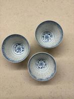 3x antieke Japanse theekommen, Ophalen of Verzenden