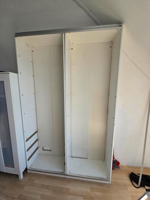 2x Gebruikte Pax Kast 75x35x36 met Schuifdeuren, Huis en Inrichting, Kasten | Kledingkasten, Gebruikt, Minder dan 100 cm, 50 tot 100 cm