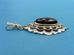 Gouden hanger met granaat                                G50, Gebruikt, Overige voorstellingen, ., Ophalen of Verzenden
