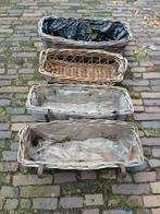 Rieten Manden Set voor Schutting/Deur, Ophalen, Tuin, Gebruikt, Minder dan 30 cm