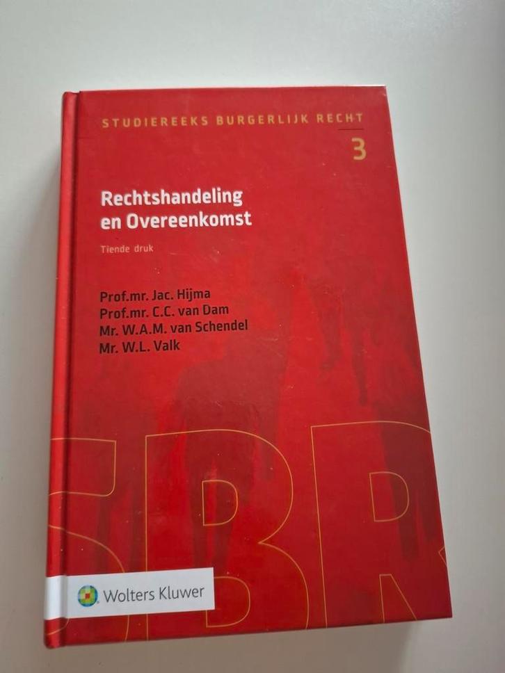 Rechtshandeling en Overeenkomst, Boeken, Wetenschap, Zo goed als nieuw, Ophalen of Verzenden