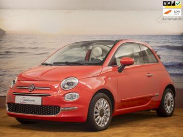 Fiat 500 C 0.9 Lounge Koraal rood|NAP|Cruise control|Incl ga beschikbaar voor biedingen