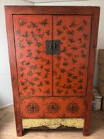 Antieke Chinese Bruidskast - 190cm hoog, Ophalen, Gebruikt, 100 tot 150 cm, 150 tot 200 cm