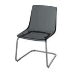 IKEA Tobias Eetkamerstoel Grijs Verchroomd, Ophalen, Kunststof, Zo goed als nieuw, Eén