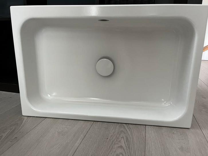 Alape witte opzet wastafel nieuw, Huis en Inrichting, Badkamer | Badkamermeubels, Nieuw, Wasbak of Wastafel, Minder dan 100 cm