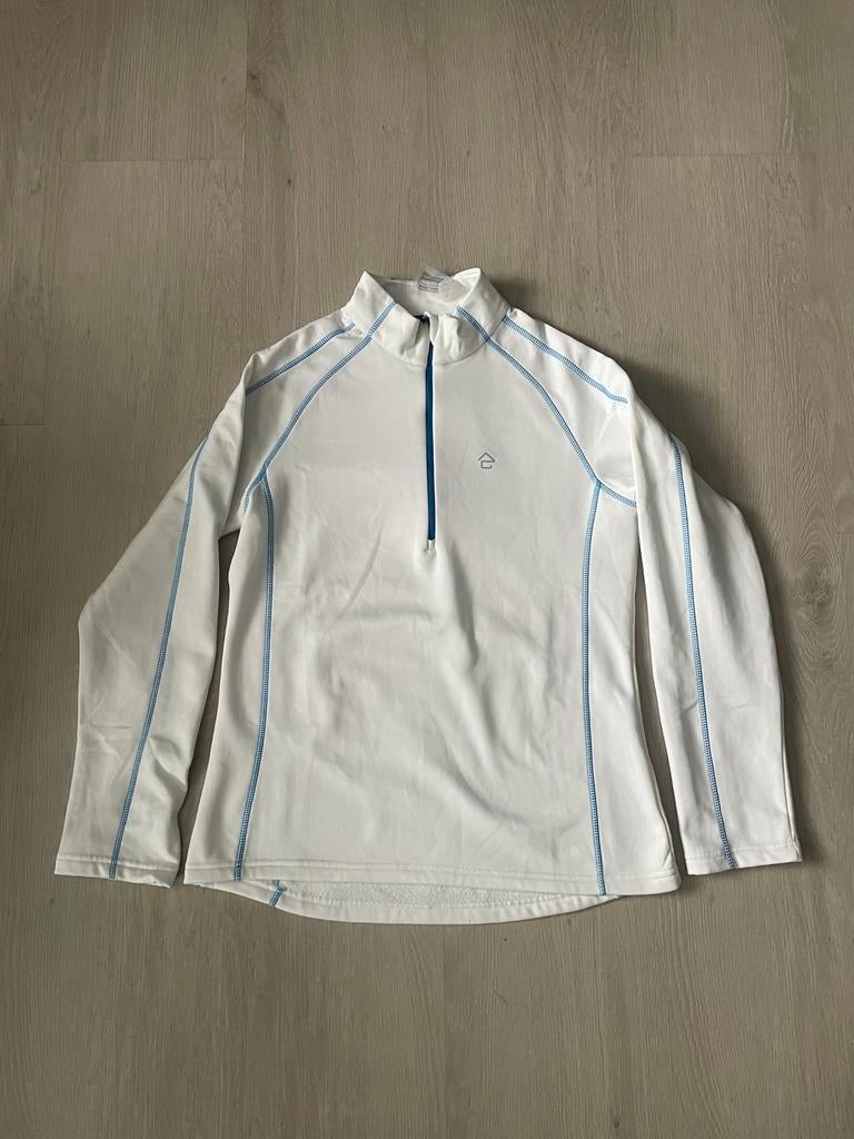 Skipully dames, maat 42, wit met blauwe stiksels, Ophalen of Verzenden, Zo goed als nieuw, Maat 42/44 (L), Trui
