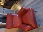Henders &hazel leren roskilde stoel,kleur rood, Huis en Inrichting, Fauteuils, Ophalen, Minder dan 75 cm, Leer, Zo goed als nieuw
