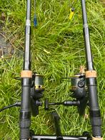 2x Sonik xtractor 9ft 3lb + molens en foudraal, Watersport en Boten, Hengelsport | Karpervissen, Ophalen of Verzenden, Gebruikt