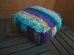 Berber Poef XL 46cm Meditatie Gratis Zeepbakje Hout Bamboe, Verzenden, Nieuw