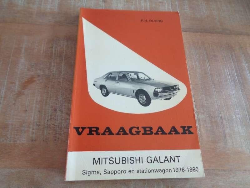 Mitsubishi Galant 1976-1980 Vraagbaak Werkplaatshandboek NL, Verzenden, Gelezen, Mitsubishi