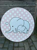 Muurcirkel  op hardboard 140 cm, Ophalen, Gebruikt, Wanddecoratie