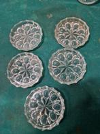 onderzetters kristal vintage 5 x, Huis en Inrichting, Woonaccessoires | Onderzetters, Ophalen of Verzenden