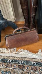 Oude leren dokterstas, Sieraden, Tassen en Uiterlijk, Koffers, Ophalen of Verzenden, Zo goed als nieuw, Minder dan 35 cm, Minder dan 50 cm