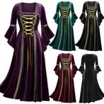 Middeleeuwse veterjurk historische jurk renaissance gothic, Kleding | Dames, Carnavalskleding en Feestkleding, Verzenden, Nieuw