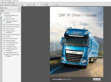 DAF EURO 6 Service Manual XF en CF Pack beschikbaar voor biedingen