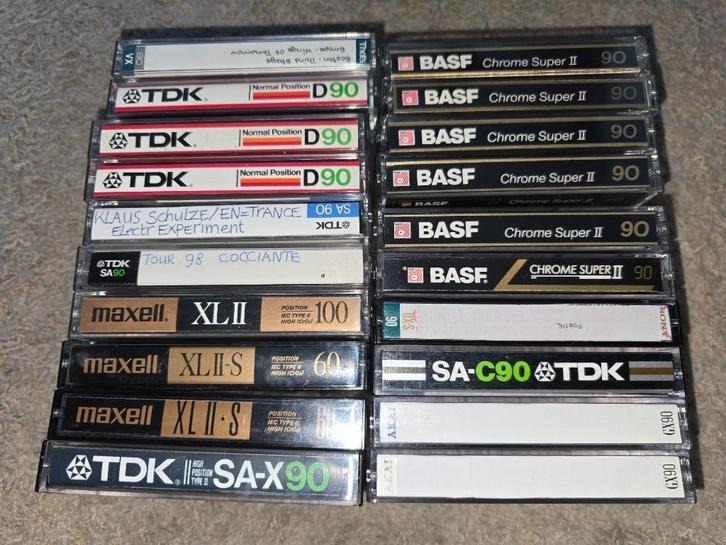 Cassettebandjes, Cd's en Dvd's, Cassettebandjes, Zo goed als nieuw, Voorbespeeld, Overige genres, 2 t/m 25 bandjes, Ophalen of Verzenden