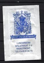 929 Maastricht SJEF DUCHATEAU, Verzamelen, Suikerzakjes, Ophalen of Verzenden, Nederland