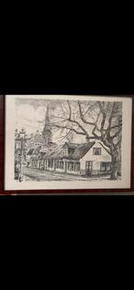 Pentekening jan wilmink, Antiek en Kunst, Ophalen of Verzenden