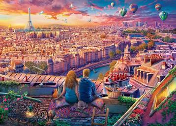 Eurographics - Paris Rooftop - 1000 stukjes beschikbaar voor biedingen