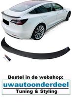 Achterklep Spoiler Hoogglans Zwart Voor Tesla Model 3, Ophalen of Verzenden, Automotive Parts, A.parts@hotmail.nl, Trasmolenlaan 12 3447 GZ Woerden