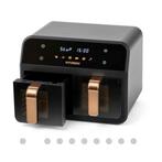 Hyundai Electronics - Digitale Airfryer Duo (6.2 liter), Witgoed en Apparatuur, Airfryers, Ophalen of Verzenden, Nieuw, Airfryer XL