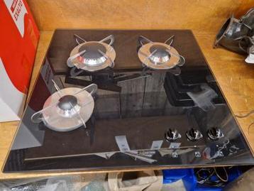 Can 3 pits kookplaat met glazen plaat beschikbaar voor biedingen