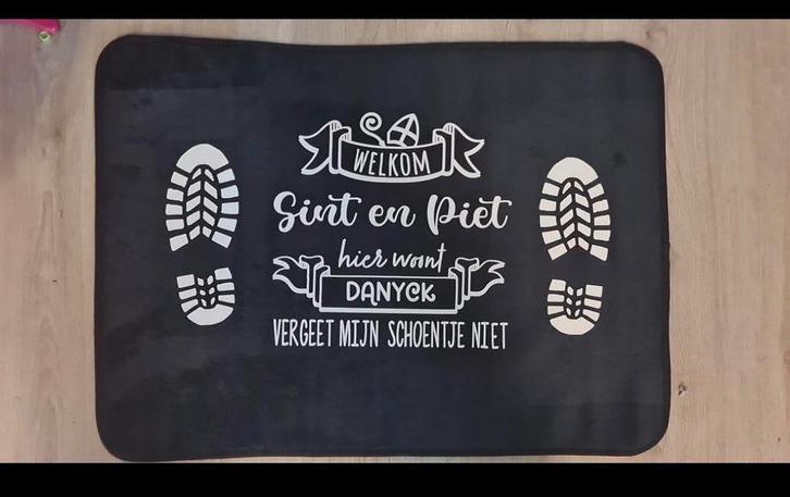 Schoentje zetten deurmat - Sint en Piet, Tuin en Terras, Deurmatten, Nieuw, Schoonloopmat, Binnen, Ophalen of Verzenden