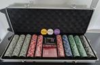 Poker trolleykoffer 500 chips met waardeopdruk!!!!, Ophalen, Nieuw
