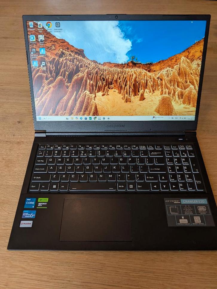 gaming laptop, Computers en Software, Windows Laptops, Gebruikt, 16 inch, SSD, 2 tot 3 Ghz, 16 GB, Qwerty, Met videokaart, Gaming