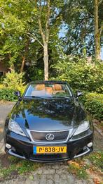 Lexus IS 250c - 2013 Zwart, Auto's, Lexus, Cabriolet, 4 stoelen, Zwart, 11 km/l
