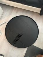 Salontafel van woood 100cm, Gebruikt, 50 tot 100 cm, Rond, Ophalen of Verzenden