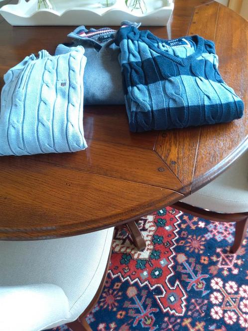 Heren Truien Collectie - GANT - Maat L, Kleding | Heren, Truien en Vesten, Gedragen, Maat 52/54 (L), Blauw, Ophalen