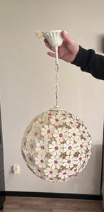 Nette vintage bloemenlamp, Ophalen, Gebruikt, Vintage, Minder dan 50 cm