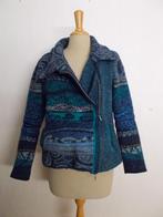 Apart wollen vest van Kooi! M, Verzenden, Gedragen, Maat 38/40 (M), Blauw