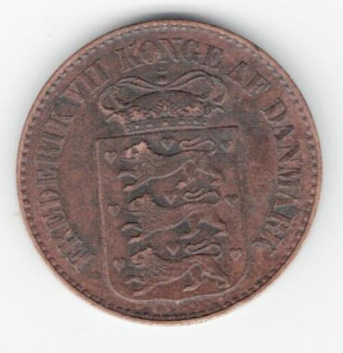 25-1285 Denemarken 1 cent 1859 (Deens W.-Ind), Postzegels en Munten, Munten | Europa | Niet-Euromunten, Losse munt, Overige landen
