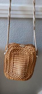 Boho hippie rotan rieten schouder tas, Ophalen of Verzenden, Gebruikt