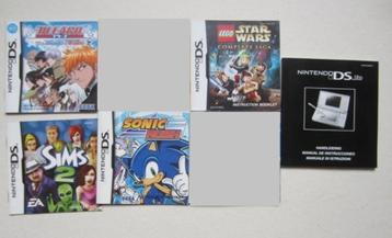 Nintendo DS boekjes / handleidingen beschikbaar voor biedingen