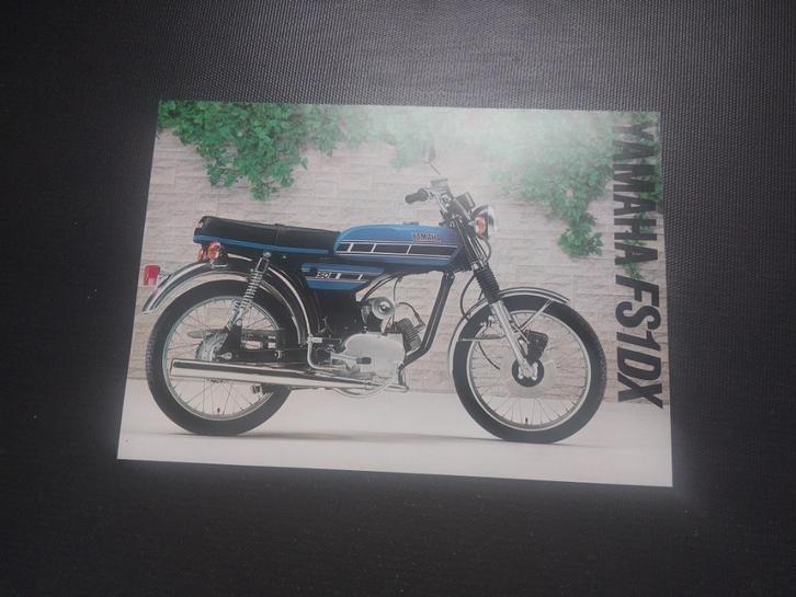 Nederlandse Yamaha FS1DX folder flyer FS1 DX, Fietsen en Brommers, Handleidingen en Instructieboekjes, Nieuw, Ophalen of Verzenden