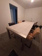 Eettafel met 6 stoelen, Huis en Inrichting, Ophalen, Gebruikt, 200 cm of meer, 50 tot 100 cm