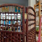 Lucky Vintage Kamerscherm / roomdivider bamboe bohemi, Gebruikt, Onbekend, Ophalen of Verzenden, Onbekend