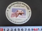 sticker asten de hondenwereld ierse wolfshond, Ophalen, Zo goed als nieuw, Bedrijf of Vereniging