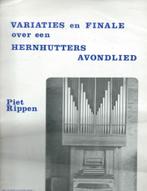 Variaties en Finale over een Hernhutters Avondlied, Orgel, Gebruikt, Ophalen of Verzenden, Religie en Gospel