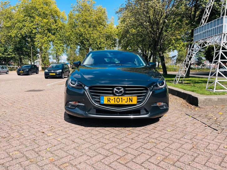 Mazda 3 2.0 Skyactiv-g 88KW HB 2017 Grijs, Auto's, Mazda, Particulier, ABS, Airbags, Airconditioning, Bluetooth, Boordcomputer