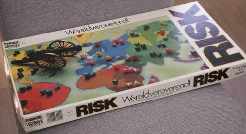 Risk van Parker in witte doos Wereldveroverend Bordspel, Hobby en Vrije tijd, Gezelschapsspellen | Bordspellen, Zo goed als nieuw