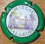 Champagnecapsule CHATEAU MALAKOFF groen & zwart nr.07, Ophalen of Verzenden, Nieuw, Frankrijk, Champagne