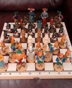 Bijzonder schaakspel met figuren, Een of twee spelers, Ophalen of Verzenden, Zo goed als nieuw, Onbekend