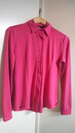 Knal roze blouse soepele stof maat s/m, Kleding | Dames, Ophalen of Verzenden, Zo goed als nieuw, Roze