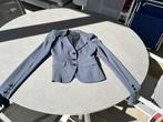 Blauw/grijs Patrizia Pepe jasje, maat 42 = 36, Kleding | Dames, Jasjes, Kostuums en Pakken, Zo goed als nieuw, Patrizia Pepe, Jasje