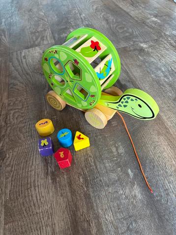 Hape Trekschildpad Houten Speelgoed beschikbaar voor biedingen