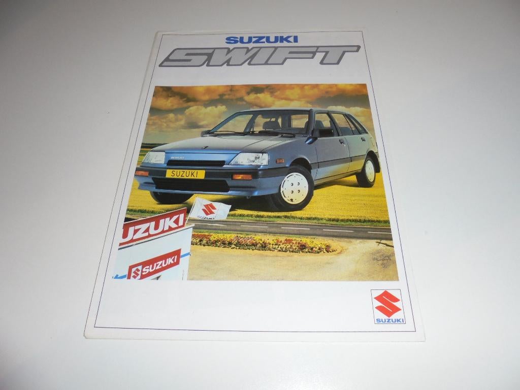 brochure Suzuki Swift 1987, Ophalen of Verzenden, Gelezen, Overige merken
